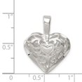 thumbnail image 3 of Sterling Silver Filigree Heart Charm, 3 of 3