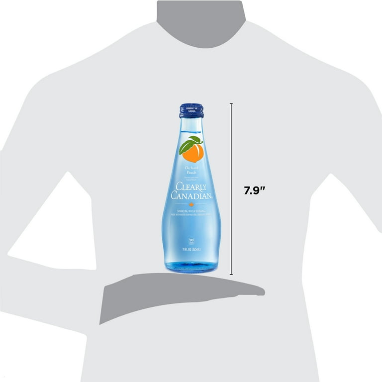 Clearly Canadian, Sparkling Water, Orchard Peach, 11 oz - Walmart.com