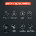 thumbnail image 3 of Mistaha Electric Fryer Household 4L Multiple Functions Small Automatic Constant Temperature 1500W High Power Stainless Steel Fryer, 3 of 8