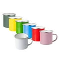 thumbnail image 4 of JPPlus Sublimation Blank Camp Mugs. Color Enamel Camping Mugs in Bulk for Outdoor Travel Dye Sublimation Camper Products Drinking Cups (12, Pink), 4 of 4