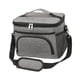 thumbnail image 1 of Lonchera portátil con aislamiento térmico, bolsa frontal a prueba de fugas, para comida caliente y fría. Gris, 1 of 9