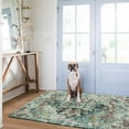 thumbnail image 6 of Wonnitar 3'x5' Bohemian Medallion Area Rug,Bedroom Rug Soft Throw Printed Bathroom Kitchen Entry Foyer Mat, Vintage Non-Slip Washable Carpet for Front Door Laundry Room Bath Office, 6 of 6