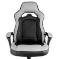 thumbnail image 4 of Elama High Back Adjustable Faux Leather Office Chair in Gray and Black, 4 of 5
