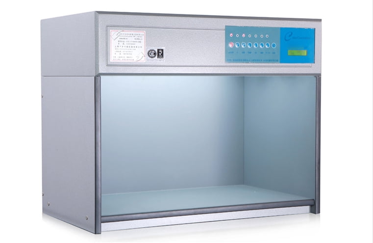 INTBUYING Color Matching Cabinet 4 Light Sources Color Assessment Box Color Calibration Color Inspection