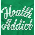 thumbnail image 2 of Health Addict Vegetarian Vegan Diet Hoodie Sweatshirt Women Men Brisco Brands X, 2 of 5