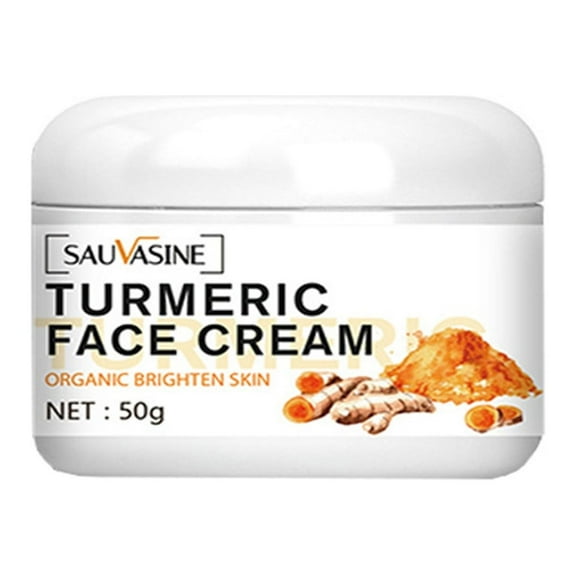Dengmore Turmeric Dark Corrector Cream, Turmeric Repair Face Cream, Natural Turmeric Bright Skin Dark Skin Care Moisturizing Repair Cream, 50g