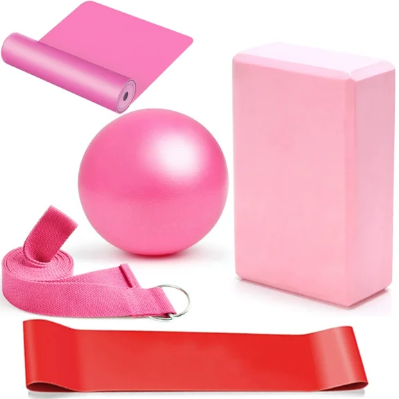 5-Piece Premium Yoga Ball Collection, Ultimate Fitness