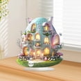 thumbnail image 5 of Lilixerw Easter Egg-Shaped House 2D Tabletop Decor,Easter Acrylic Home Wall&Table Decoration for Living Room,Bedroom,Festive Party Gift,Easy to Display,Durable,9.84x8.82 inch, 5 of 8