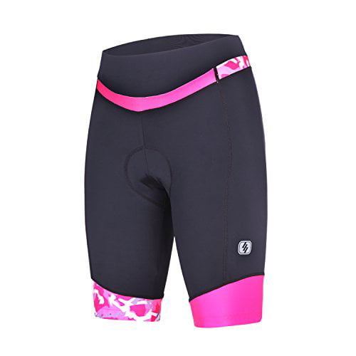 Womens Cycling Shorts With 3D Padded Bike Shorts With Reflective Elements