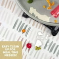 thumbnail image 2 of JumpOff Jo - Large Splat Mat, Waterproof and Washable, for Under Highchair, Protects from Spills, - 51 x 51 inches - Dashes, 2 of 9