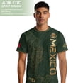 thumbnail image 6 of Mexico Soccer Jersey - Mexico Aztec Mayan Calendar for 2026 Soccer Game Fans, Mexico Team Soccer Jersey for Men Dark Green XL, 6 of 11