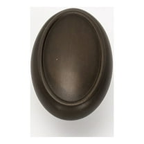 Alno A1560-CHBRZ Classic Traditional Cabinet Oval Knob Chocolate Bronze