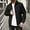 Black, variant on Mens Lightweight Jacket Waffle Casual Fashion Bomber Coat Lapel Slim Fit Long Sleeve Button Down Shirt Jackets Solid White XL