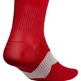 thumbnail image 2 of Adidas Metro Soccer Socks Pair Red, 2 of 7