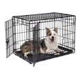 thumbnail image 4 of Vibrant Life Foldable 2-Door 30" Wire Crate for Dogs with Divider and Leak-Proof Tray, 4 of 11