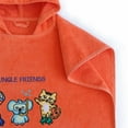 thumbnail image 4 of Milk&Moo Kids Poncho %100 Cotton One Size Orange, 4 of 4