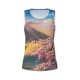thumbnail image 4 of Lsque Cherry Blossoms Printed Workout Tank Tops for Women, Athletic Sports Tank Tops, Compression Sleeveless Dry Fit Shirts,Sleeveless Yoga Shirt-Small, 4 of 9