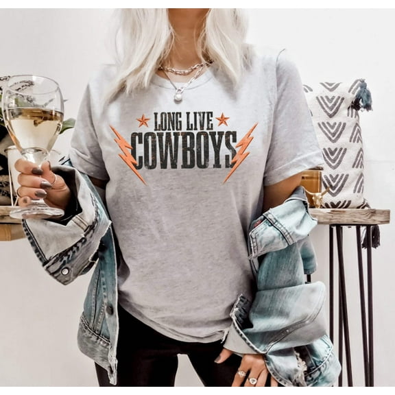 LONG LIVE COWBOYS Graphic Short sleeve T-Shirt
