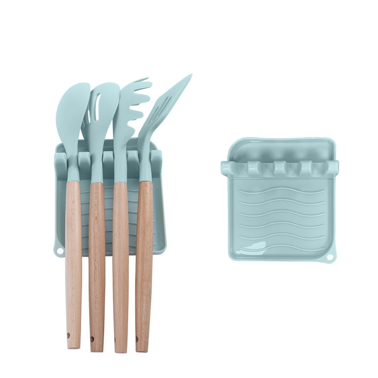12 Pieces Set Silicone Cutlery Kit Kitchen Utensils Florida Ke Home  Turquoise 6861 - AliExpress
