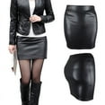 thumbnail image 5 of Women Summer Mini Skirts High-waist Slim Fittness Hip Pencil Skirts Vintage Bodycon Skirt Sexy Clubwear Ladies Office Clothing, 5 of 9
