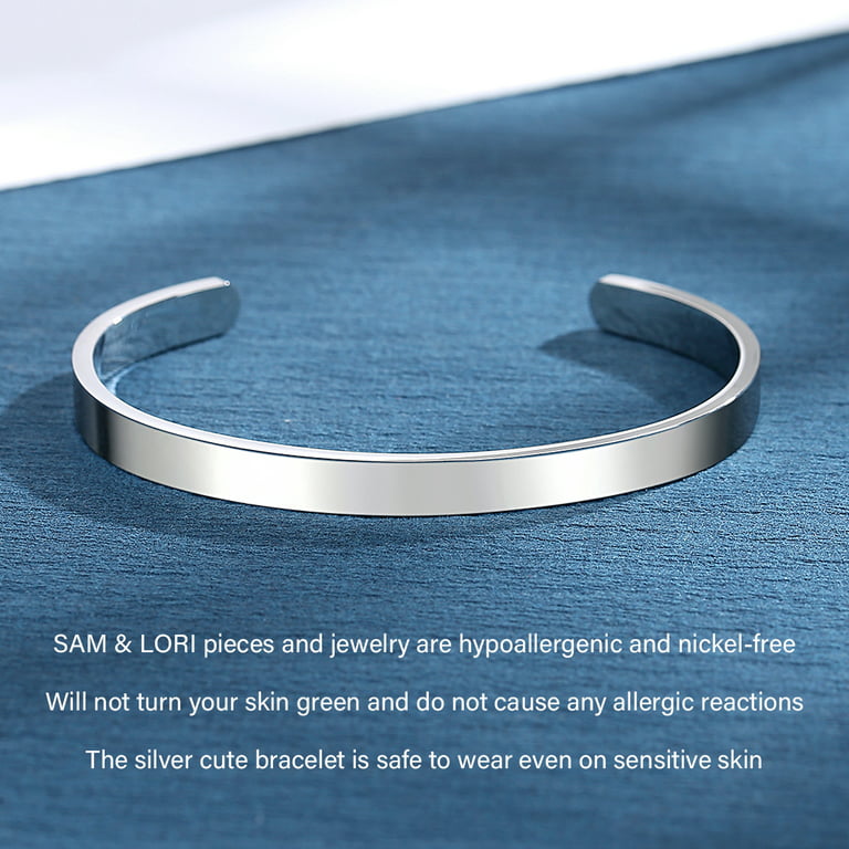 Sam & Lori Personalized Bracelets for Teen Girls/Women-Inspirational Jewelry Gifts (Various Designs) for Daughter/Sister/Mom/Friends-Adjustable