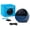 blue, variant on Multifunctional Bluetooth Speaker with Digital Alarm Clock, LED Time & Temperature Display, Portable Fabric Desktop Speaker for Bedside, Office, Kitchen & Outdoor Use