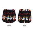 thumbnail image 5 of Lsque Lgbt Gnome Printed Women's Running Shorts with Liner Pockets,Elastic Quick Dry Workout Athletic Gym Yoga Shorts,Womens High Waist Shorts-XX-Large, 5 of 9