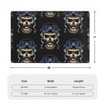 thumbnail image 4 of XMXT Non-Slip Area Rug, Motorcycle Skeleton Print Polyester Rugs for Living Room, 72 x 48 inches, 4 of 9