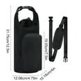 thumbnail image 3 of Water Bottle Carrier Bag with Phone Pocket 32oz 40oz Tumbler Insulated Water Bottle Holder with Adjustable Shoulder Strap Carrier Sling Bag, 3 of 6