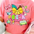 thumbnail image 1 of Preppy Back To School Bundle, Kindergarten, First Day Of School, Coquette Pencil, Pre-K 1St/2Nd/3Rd Grade, School Bundle T-Shirt, Back To School, 1 of 4