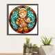 thumbnail image 1 of Cuadros Decorativos Pintura de diamante 5D DIY Taladro redondo completo Hombre de pan de jengibre Vidrieras Arte para el hogar DQrwqpou embutido en tela, 1 of 7