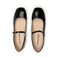 thumbnail image 5 of Women’s Soft Square Toe Mary Jane Ballerina Flats with Adjustable Ankle Strap, 5 of 5