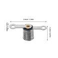 thumbnail image 2 of GOOHOCHY 6Pcs Small Bulb Socket Silver Screw Lamp Holder Perfect for Lab and DIY Projects, 2 of 8