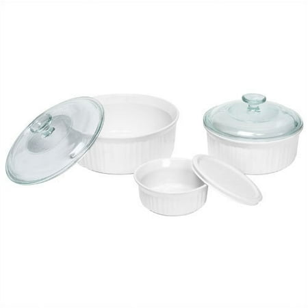 Corningware French White 6 Piece Dish Set