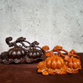 thumbnail image 2 of Ebony Pumpkin Ornament - Wealth and Abundance, Auspicious Decoration for Living Room, Entrance Hall, TV Stand, Display Shelf, Housewarming Gift, 2 of 3