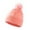 Pink, variant on Herrnalise Winter Fashion Ladies Woolen Hat, Pure Color Hair Ball And Velvet Scales Warm Knitted Hat