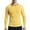 Yellow, variant on ZCFZJW Mens Athletic Long Sleeve Shirts Fall Winter Warm Midweight Thermal Running Shirt Crewneck Moisture Wicking Sport Baselayer Tops Yellow XXL