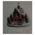 thumbnail image 3 of Adorno de mesa de casa de jengibre navideña de 6,7 x 7,8 pulgadas, accesorio fotográfico coleccionable, figura navideño para bodas, versátil, 3 of 9