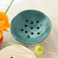 thumbnail image 4 of Naierhg Premium Ceramic Flower Frog Bowl - Elegant Solid Color Floral Arrangement Tool with Strategic Holes for Effortless DIY Home Decor, Wedding Centerpiece, Versatile Vase, 4 of 8