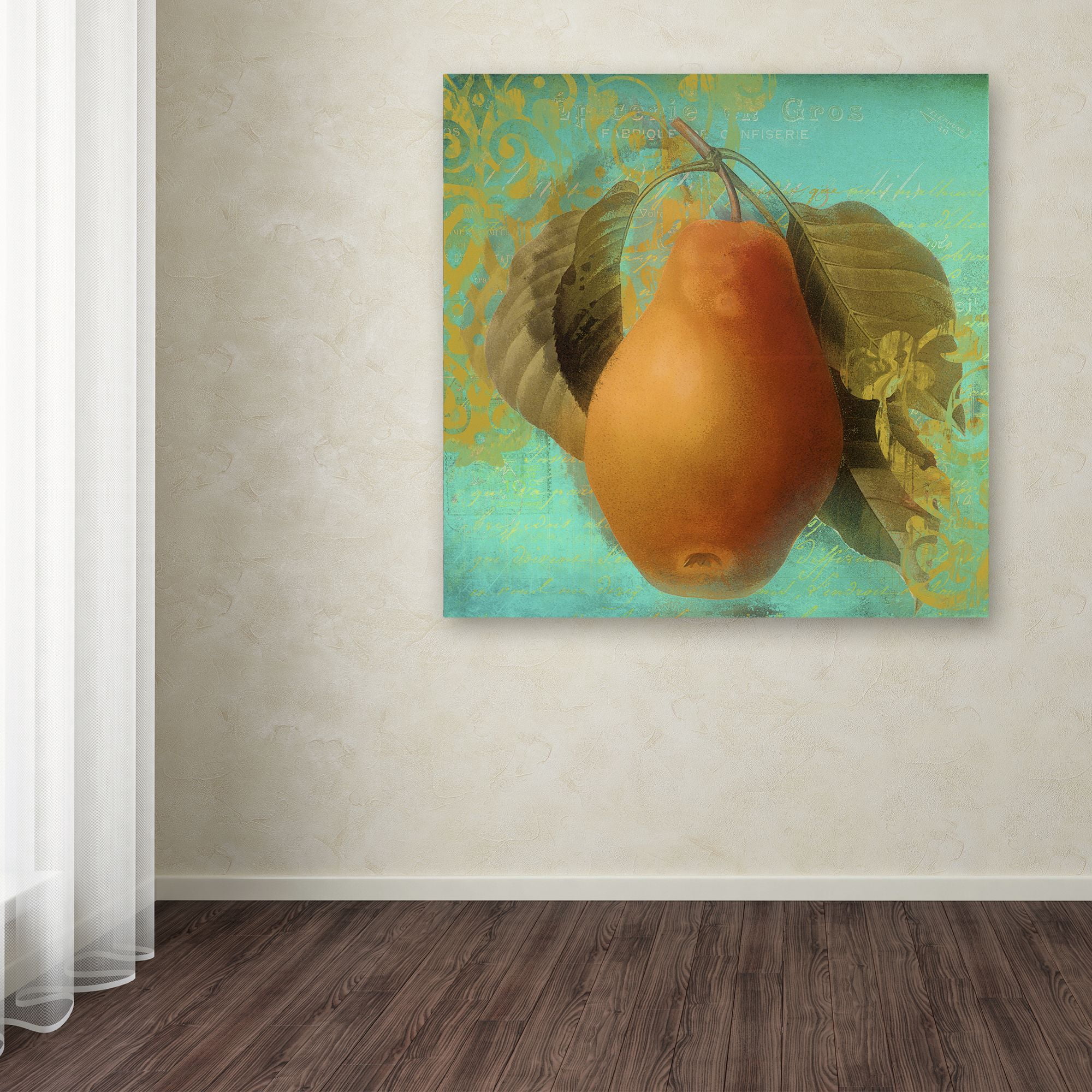 Trademark Fine Art "Glowing Fruits IV" Canvas Art by Color Bakery