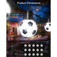 thumbnail image 4 of Luces de guirnalda exteriores RainbowShow con 15 LED en forma de balón de fútbol, 15 m, 4 of 8