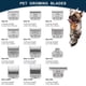 thumbnail image 3 of Cuchillas desmontables para el aseo de mascotas y perros de 16 mm compatibles con Andis, 3 of 6