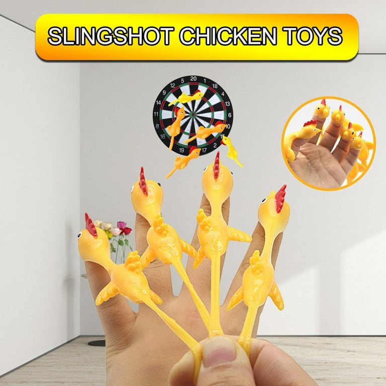 Slingshot Animals Finger Toys Funny Finger Slingshot Flick Flying Dinosaur  Mini Slingshot Toy For Kids Christmas Aged 3
