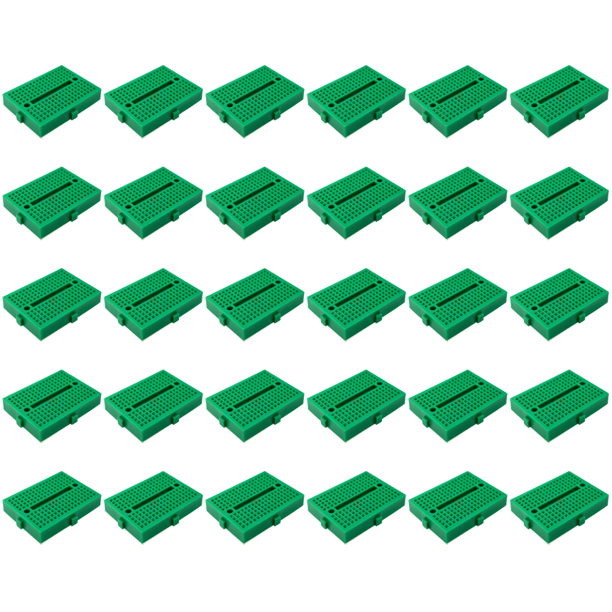 SYB-170 Mini placa pruebas 35x47 mm sin soldadura para kit bricolaje () Verde