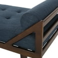 thumbnail image 5 of Noble House Ashtabula Indoor Tufted Chaise Lounge, Navy Blue, 5 of 9