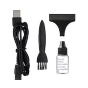 KISS USA Precision Blade Cordless USB Hair Trimmer Clipper, 8 Pieces, Men Waterproof Adult