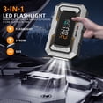 thumbnail image 6 of BUPMOVA 12-in-1 Jump Starter with Air Compressor, 15000A, 150 PSI, Portable Car Battery Jump Box, Jump pack Power Bank (All Gas/10.0 L Diesel) with Jumper Cables, LED Light & LCD Display, Force Start, 6 of 12