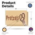 thumbnail image 2 of Pretzels Vinyl Decal 2 Pack of 12 Inch x 16 Inch Weatherproof Heavy-Duty Adhesive Backing | Freshly Baked Snacks, Food Stalls, Delicious Treats | Made in USA, 2 of 6
