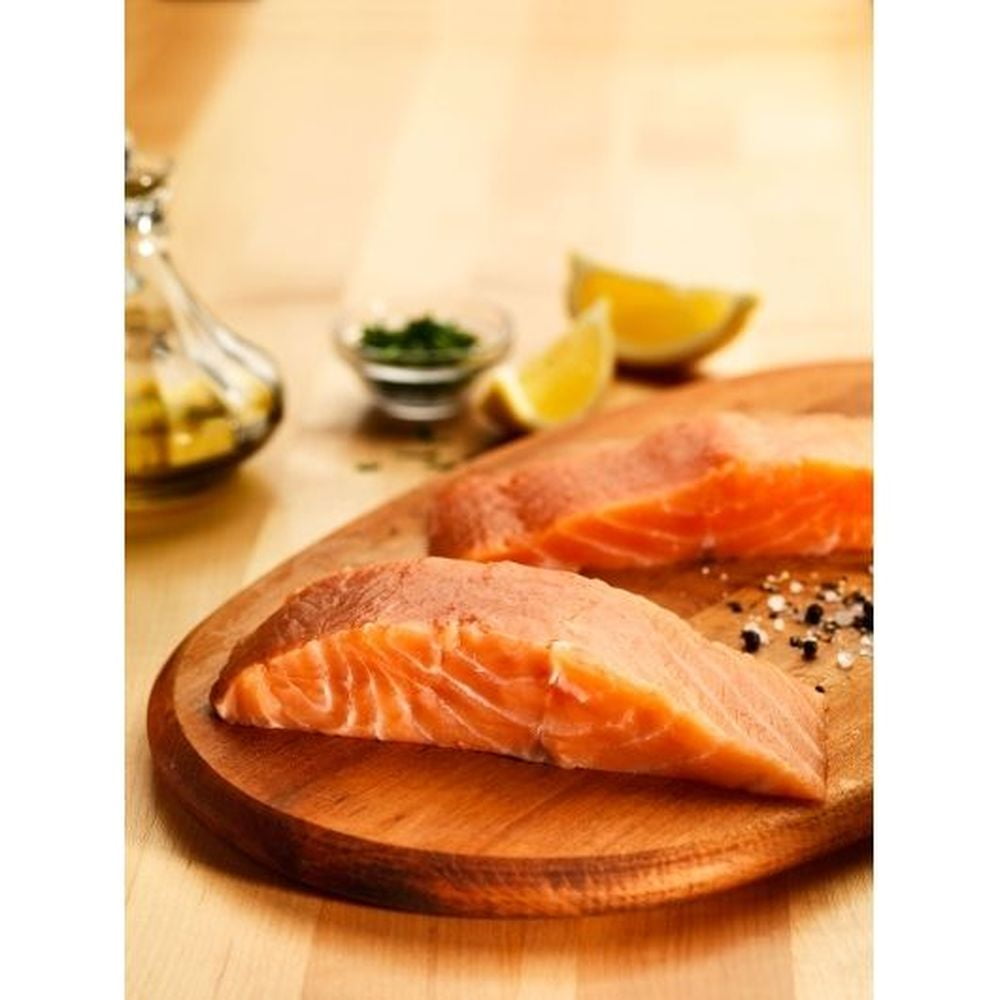 FPI Atlantic Skinless Boneless Salmon Portion, 8 Ounce