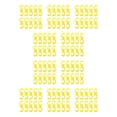 thumbnail image 1 of Yuarrent 10 piezas Clips de cable de freno Abrazaderas de línea giratoria Universal Amarillo Type1 NO1 Yuarrent CBP233582, 1 of 5